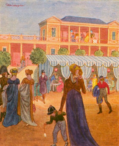 Elegantes Ausflugslokal von Christophe (1856 1945)