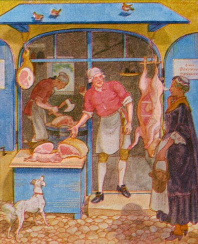 Metzgerladen von Christophe (1856 1945)