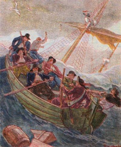 Piraten in Seenot von Christophe (1856 1945)