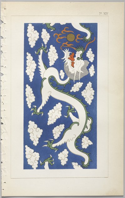 Die Kunst des dekorativen Designs: mit einem Anhang, der die Stunden des Tages angibt, zu denen Blumen öffnen, veröffentlicht von Day & Son, London, 1862 von Christopher Dresser