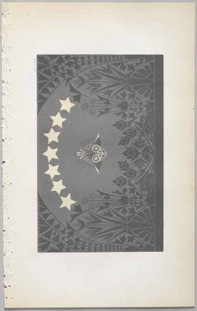 Die Kunst des dekorativen Designs: mit einem Anhang, der die Stunden des Tages angibt, zu denen Blumen öffnen, veröffentlicht von Day & Son, London, 1862 von Christopher Dresser