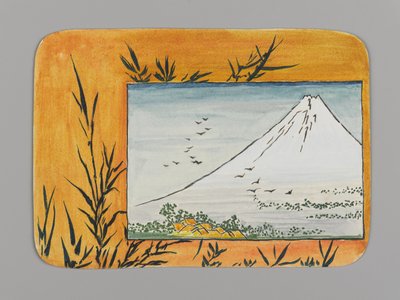 Fuji mit Bambus von Christopher Grant La Farge