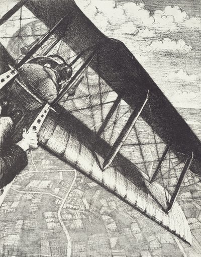 Banking auf 4000 Fuß, ca. 1918 von Christopher Richard Wynne Nevinson