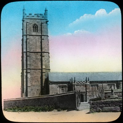 St Buryan Kirche, Cornwall, spätes 19. oder frühes 20. Jahrhundert von Church Army Lantern Department