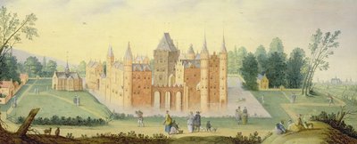 Abtei und Schloss in Egmond von Claes Jacobsz van der Heck