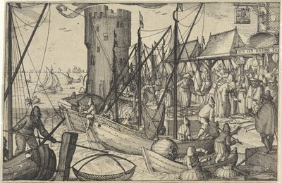 Der Fischmarkt von Claes Jansz. Visscher (II)