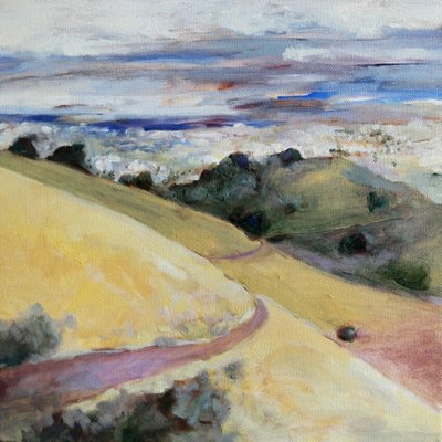 Goldene Hügelpfad von Claire Whitehead