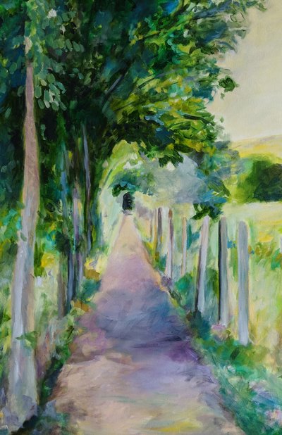 Friedlicher Landweg von Claire Whitehead