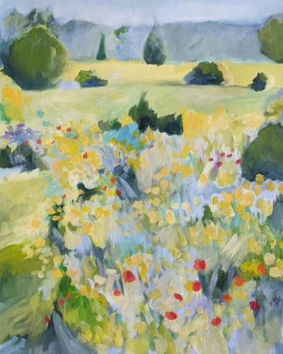 Friedlicher Sommergarten von Claire Whitehead