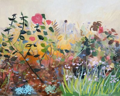 Lebendiger Sommergarten von Claire Whitehead
