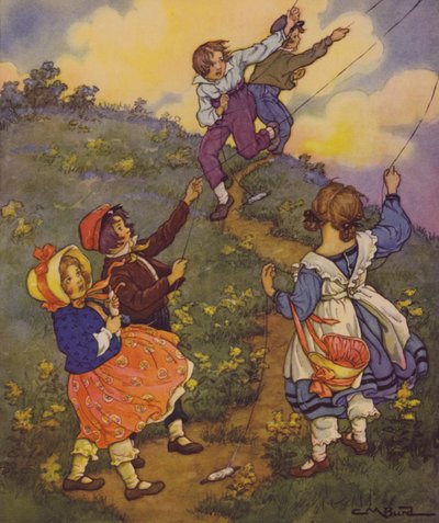 Ein Kinderversgarten: Der Wind von Clara Miller Burd