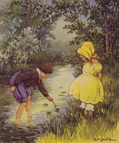 Ein Kindergartengarten: Wohin gehen die Boote? von Clara Miller Burd
