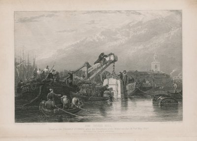 Die Taucherglocke, die beim Thames Tunnel verwendet wurde von Clarkson Frederick Stanfield