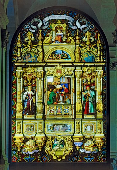 Königliche Manufaktur von Sèvres-Porzellan Buntglasfenster von Claude Amie Chenavard