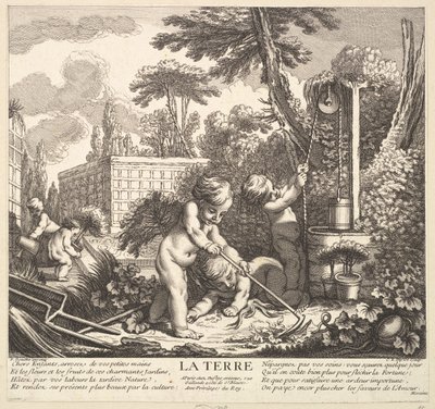 Erde, 18. Jahrhundert von Claude Augustin Duflos