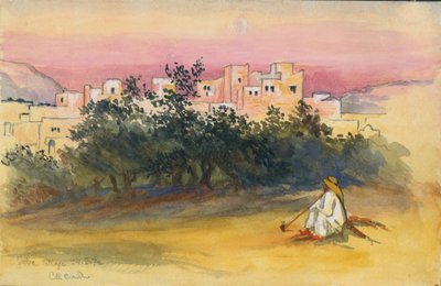 Jeba-Dorf, 1872 von Claude Conder