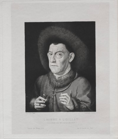 Mann mit Nelke, 1869 von Claude Ferdinand Gaillard