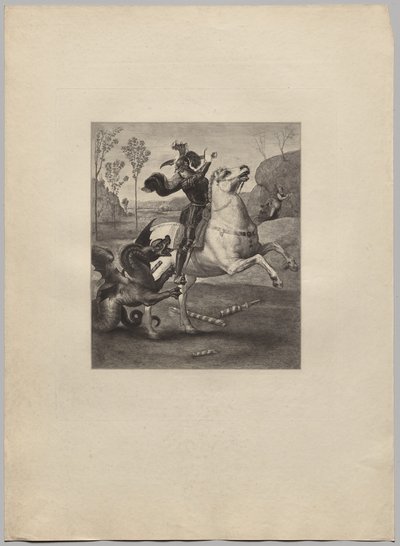St. Georg und der Drache (4) von Claude Ferdinand Gaillard
