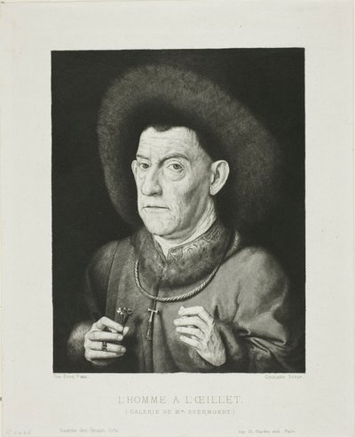 Der Mann mit der Nelke von Claude Ferdinand Gaillard