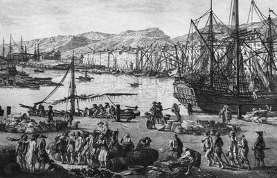 Alter Hafen von Toulon, gesehen von den Quartiermeisterlagern, Serie 