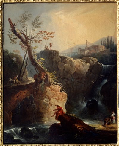 Der Wasserfall von Claude Joseph Vernet