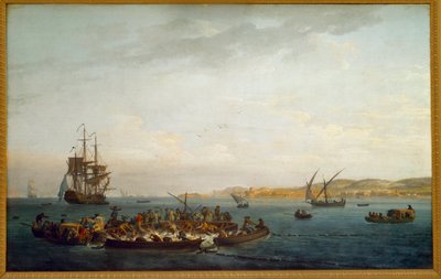 Thunfischfang von Claude Joseph Vernet