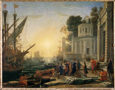 Die Landung der Kleopatra in Tarsus zur Begegnung von Claude Lorrain (1600-82)