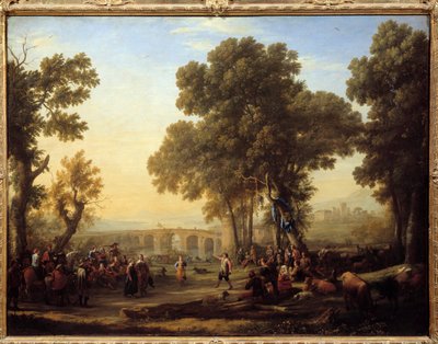 La fête villageoise von Claude Lorrain