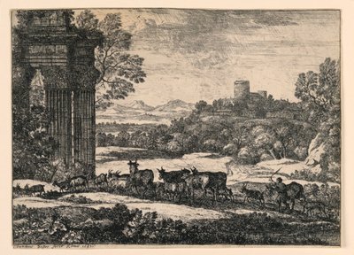 Heimkehr des Viehs durch einen Sturm von Claude Lorrain