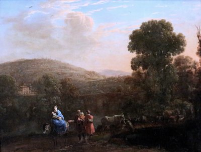 Flucht nach Ägypten von Claude Lorrain