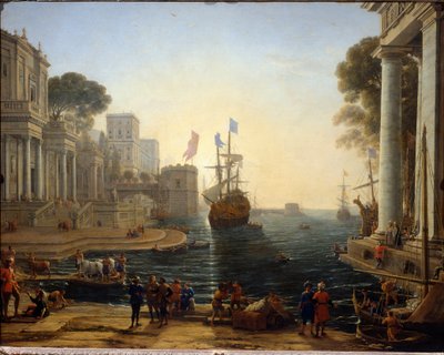 Ulysses präsentiert Chryseis seinem Vater von Claude Lorrain
