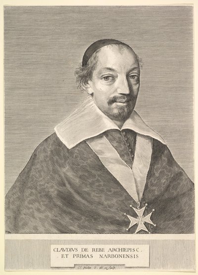 Claude de Rebé, Erzbischof von Narbonne von Claude Mellan