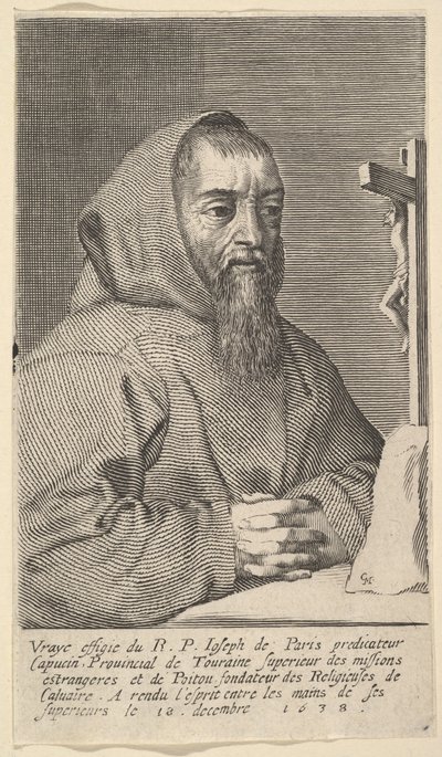 François Le Clerc Du Tremblay, genannt Père Joseph von Claude Mellan