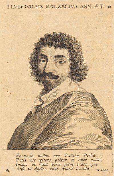 Jean-Louis Guez de Balzac von Claude Mellan