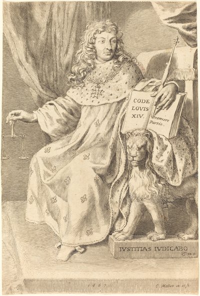 Ludwig XIV. von Claude Mellan