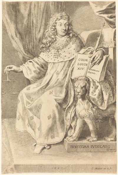 Ludwig XIV. von Claude Mellan