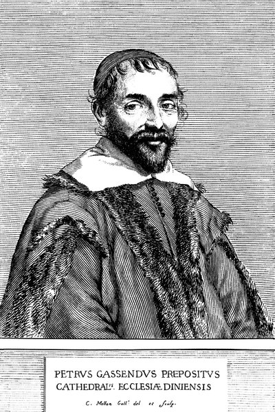 Pierre Gassendi, französischer Philosoph, Wissenschaftler, Astronom und Mathematiker, 17. Jahrhundert von Claude Mellan