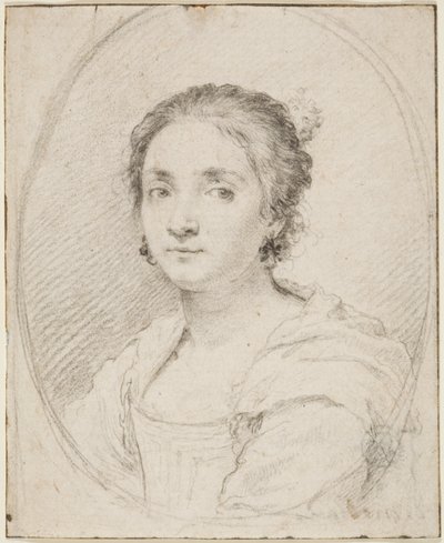 Porträt der Virginia de Vezzo da Velletri von Claude Mellan