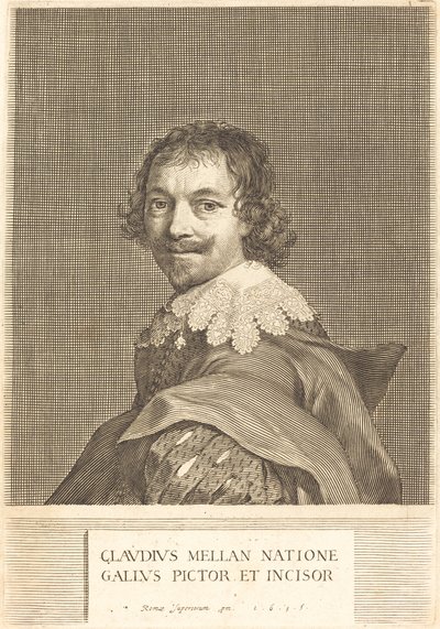 Selbstporträt von Claude Mellan