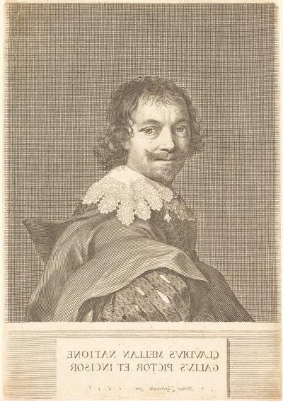Selbstbildnis von Claude Mellan