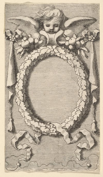 Titelseite: Desmarets de Saint-Sorlin, LOffice de la Vierge Marie, 1645 von Claude Mellan
