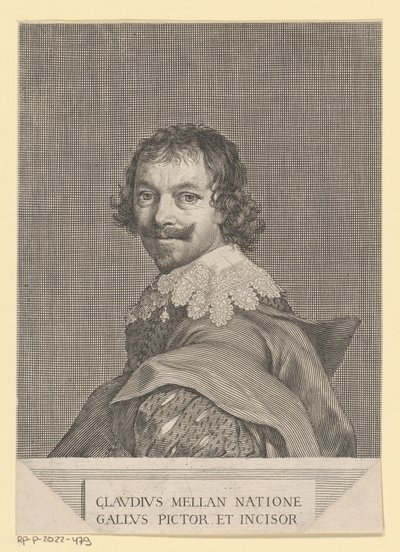 Selbstporträt von Claude Mellan