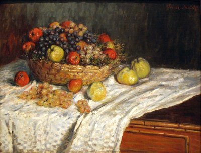 Äpfel und Trauben von Claude Monet