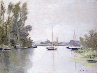 Argenteuil, Ansicht des kleinen Arms der Seine, 1872 von Claude Monet