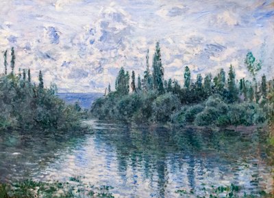 Arm der Seine bei Vétheuil von Claude Monet