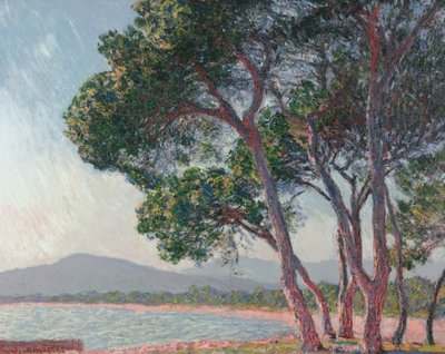 Strand von Juan-les-Pins von Claude Monet