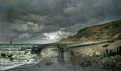 La Pointe de la Hève bei Ebbe von Claude Monet