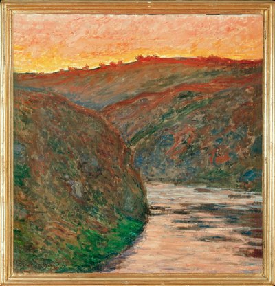 Das Tal der Creuse, Sonnenuntergang von Claude Monet
