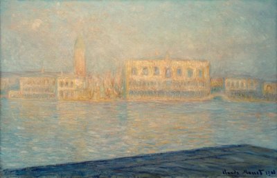 Der Dogenpalast von San Giorgio Maggiore aus gesehen von Claude Monet