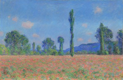Mohnfeld (Giverny) von Claude Monet